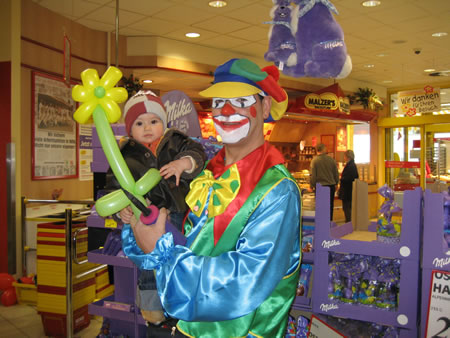 Nico als Clown 2